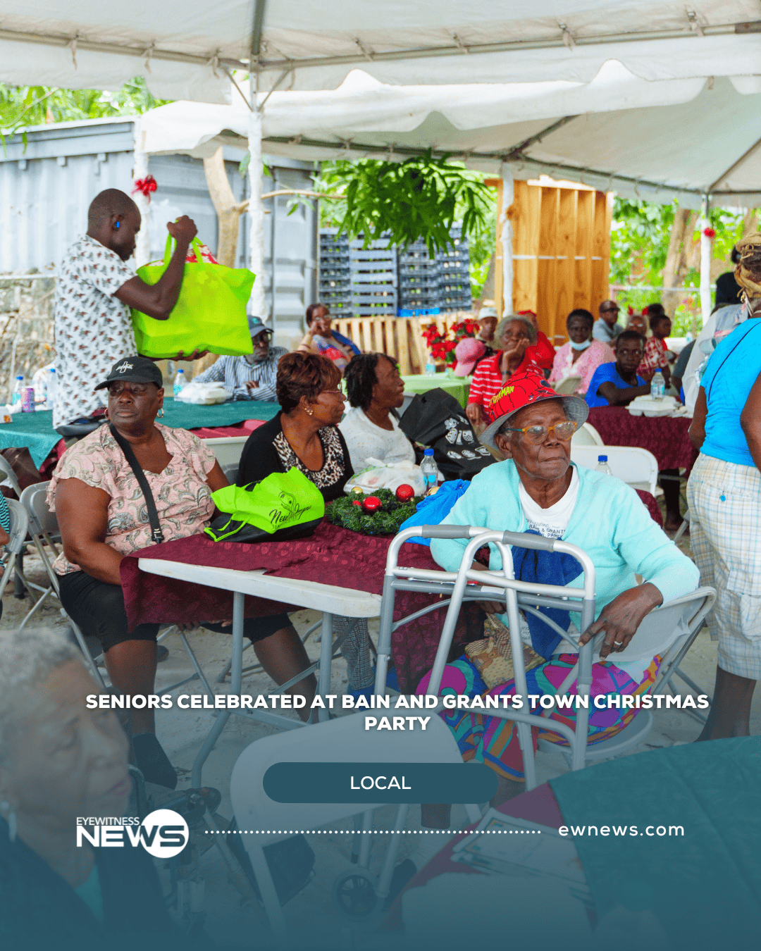 Seniors celebrated at Bain and Grants Town Christmas party