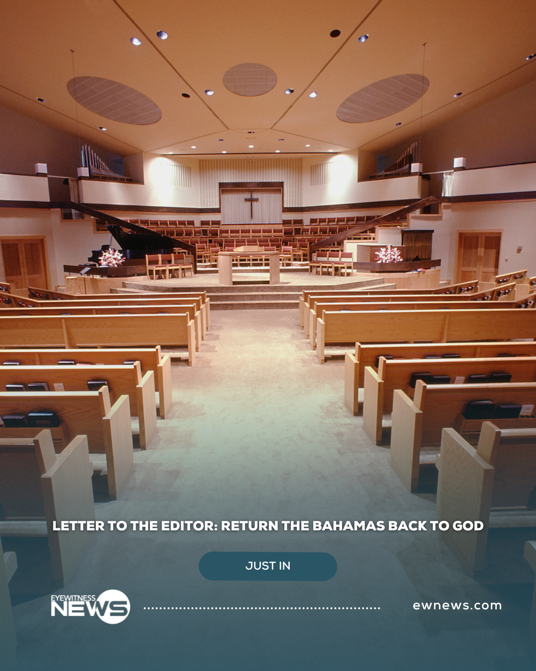 Letter to the Editor: Return The Bahamas Back to God