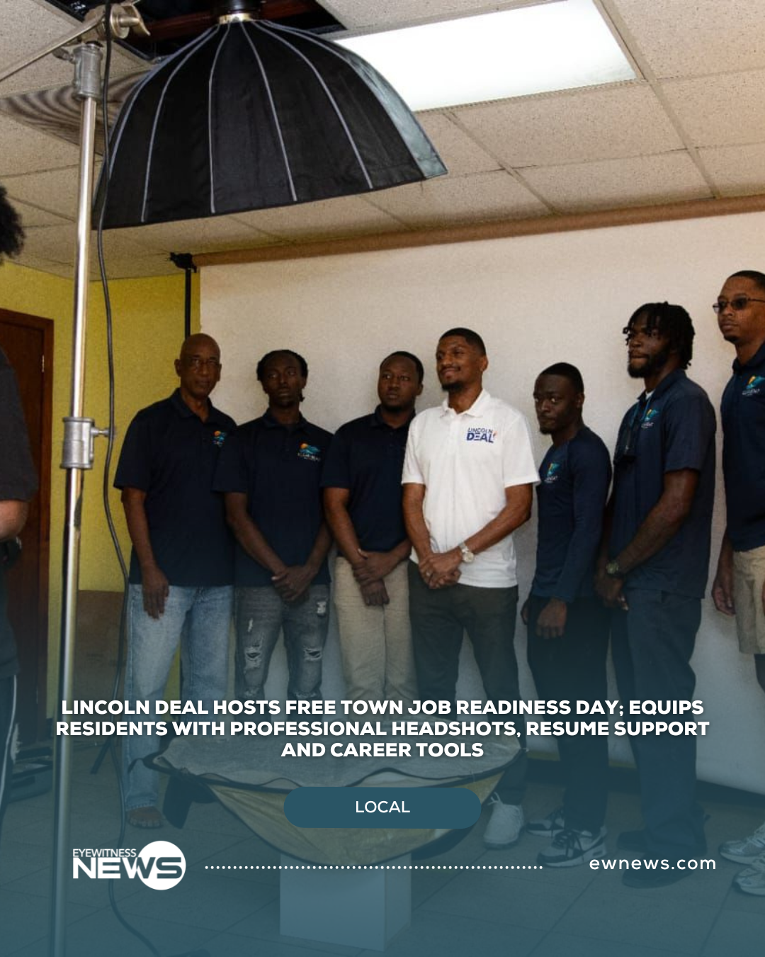 Lincoln Deal hosts Free Town Job Readiness Day; equips residents with professional headshots, resume support and career tools