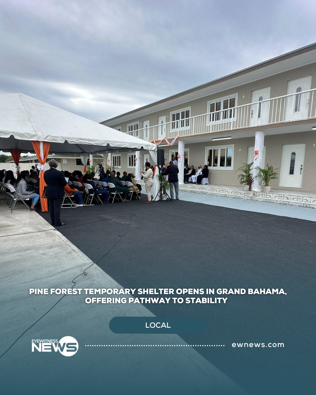 Pine Forest temporary shelter opens in Grand Bahama, offering pathway to stability  