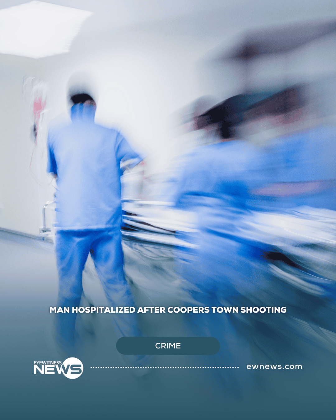 Man hospitalized after Coopers Town shooting