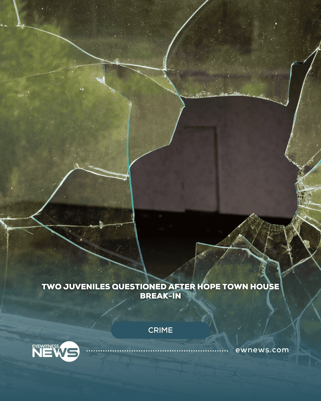 Two juveniles questioned after Hope Town house break-in