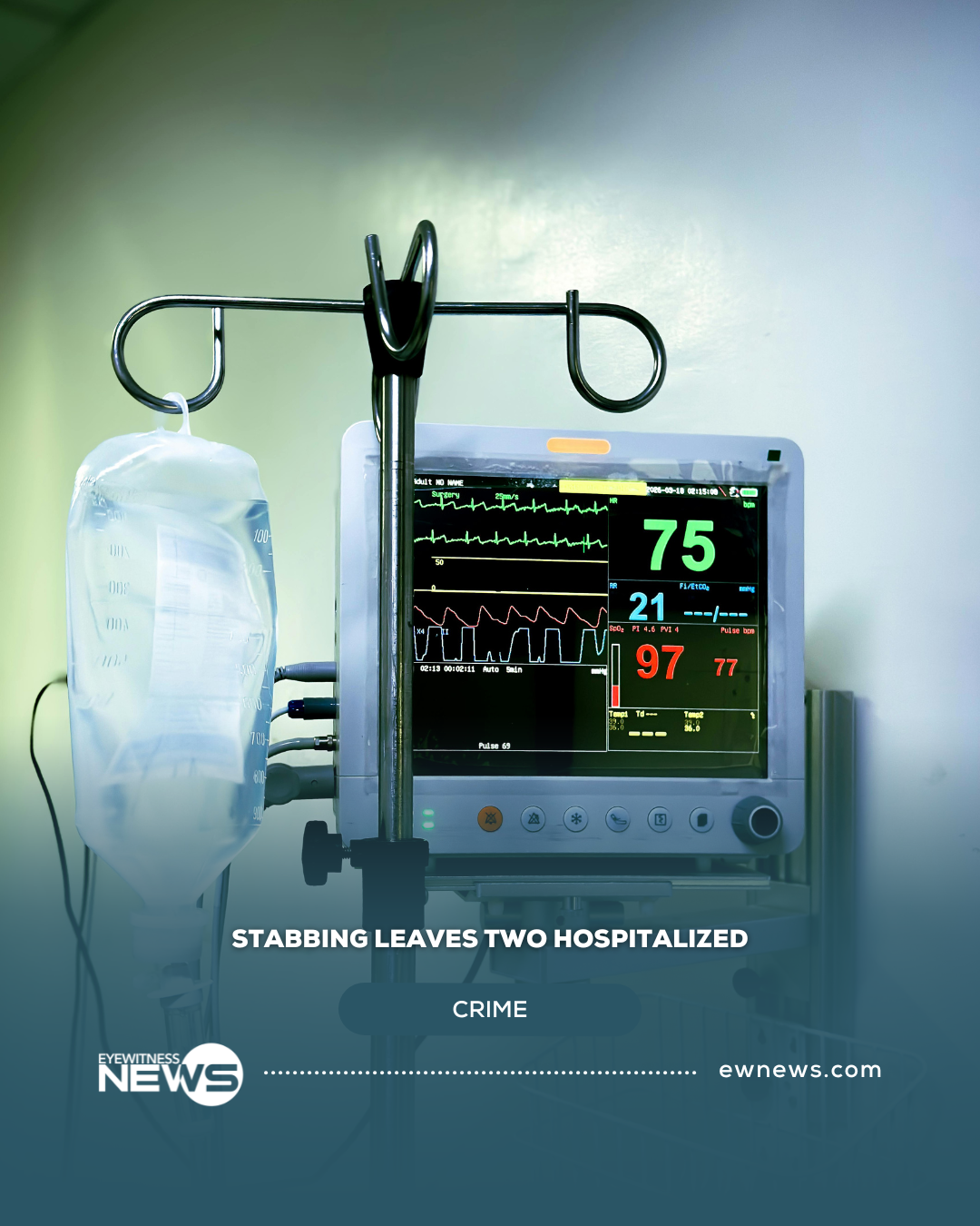 Stabbing leaves two hospitalized