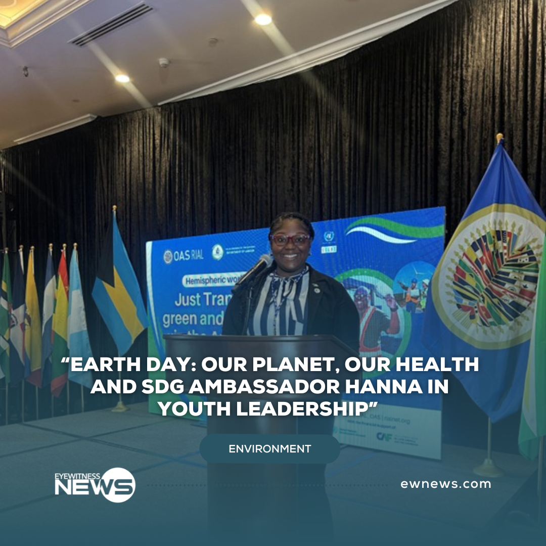 “Earth Day: Our Planet, Our Health and SDG Ambassador Hanna in Youth Leadership” 