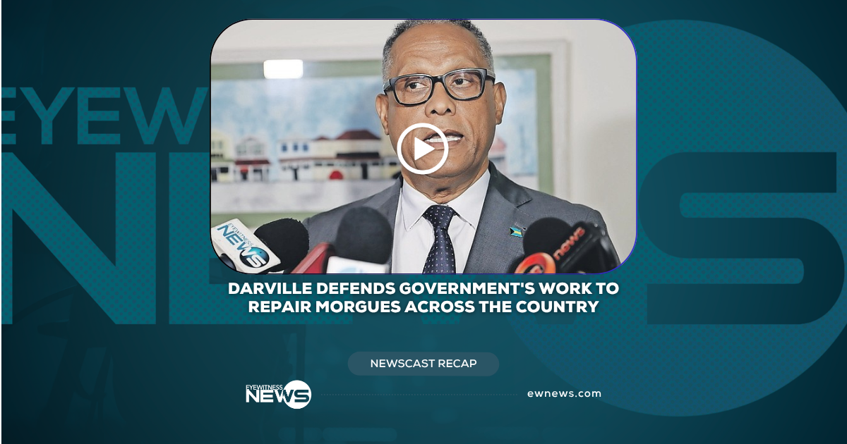 Darville Defends Government’s Work To Repair Morgues Across The Country