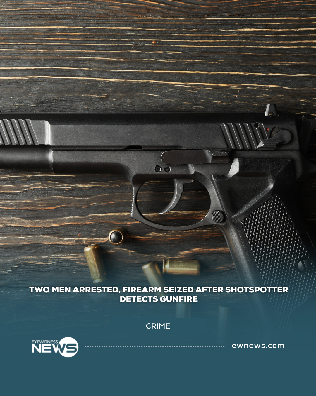Two men arrested, firearm seized after ShotSpotter detects gunfire