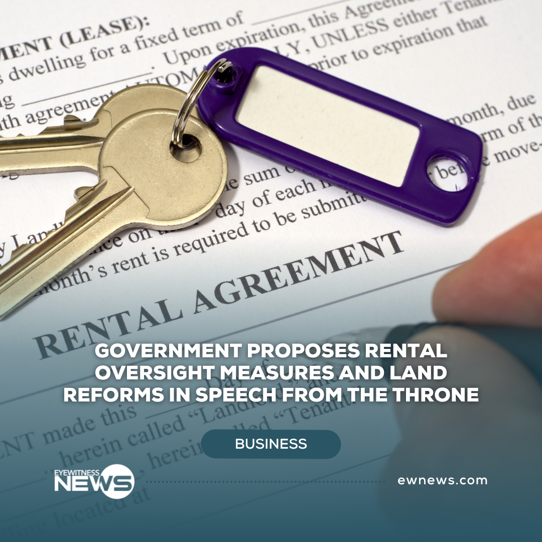 Government proposes rental oversight measures and land reforms in Speech from the Throne