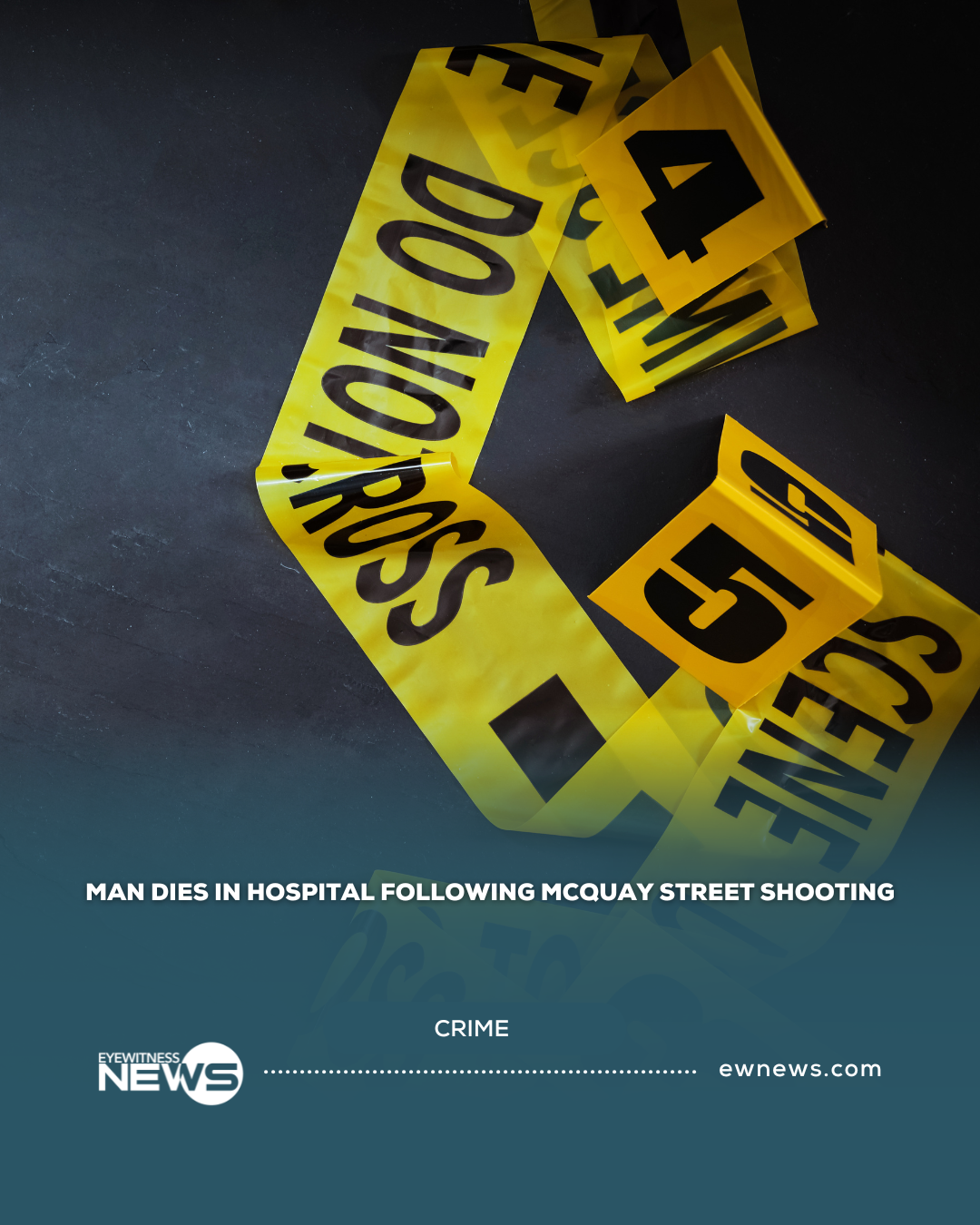 Man dies in hospital following McQuay Street shooting