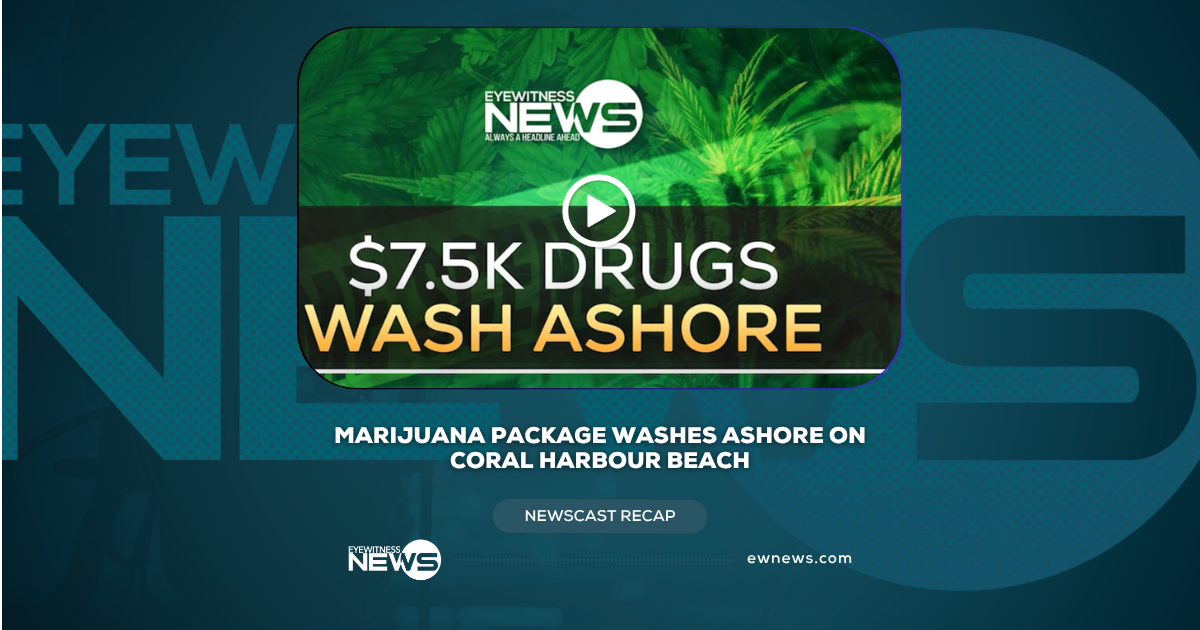 Marijuana Package Washes Ashore on Coral Harbour Beach