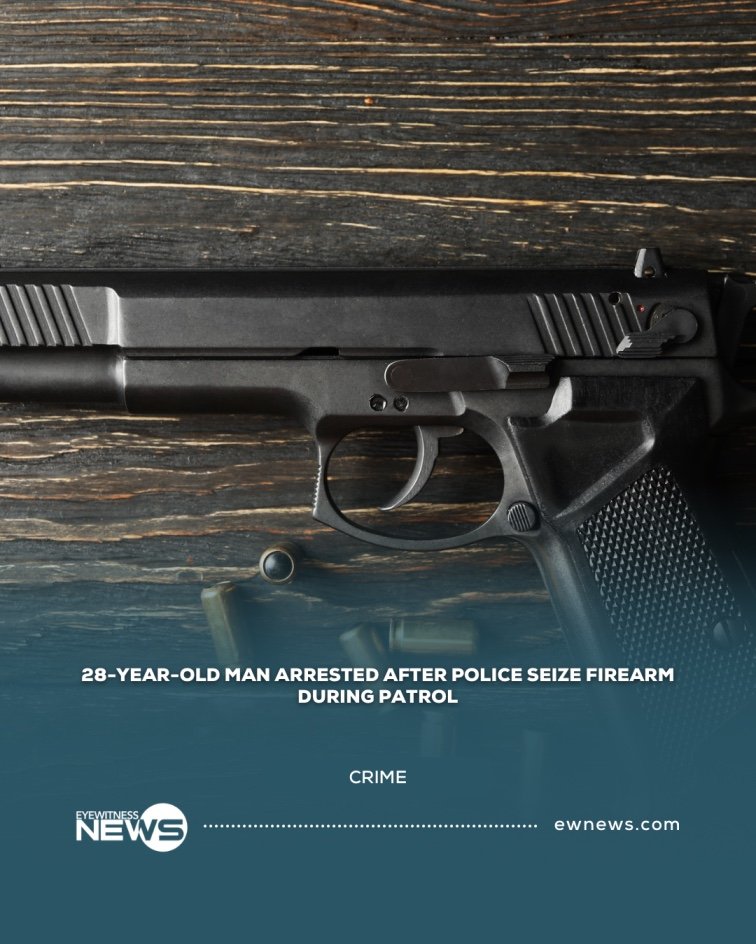 28-year-old man arrested after police seize firearm during patrol